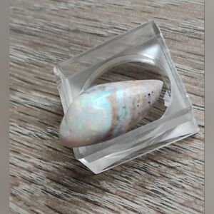 Natural Australian Precious Opal Gemstone "Play Of Colors " Fire Stone